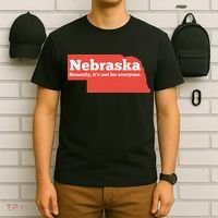 Nebraska Honestly Its Not For Everyone Funny Nebraska T-Shirt thumb 6