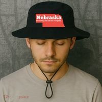 Nebraska Honestly Its Not For Everyone Funny Nebraska Bucket Hat thumb 2