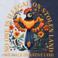 No Human Is Illegal On Stolen Land Sport-Tek Competitor United Soccer Jersey thumb 4