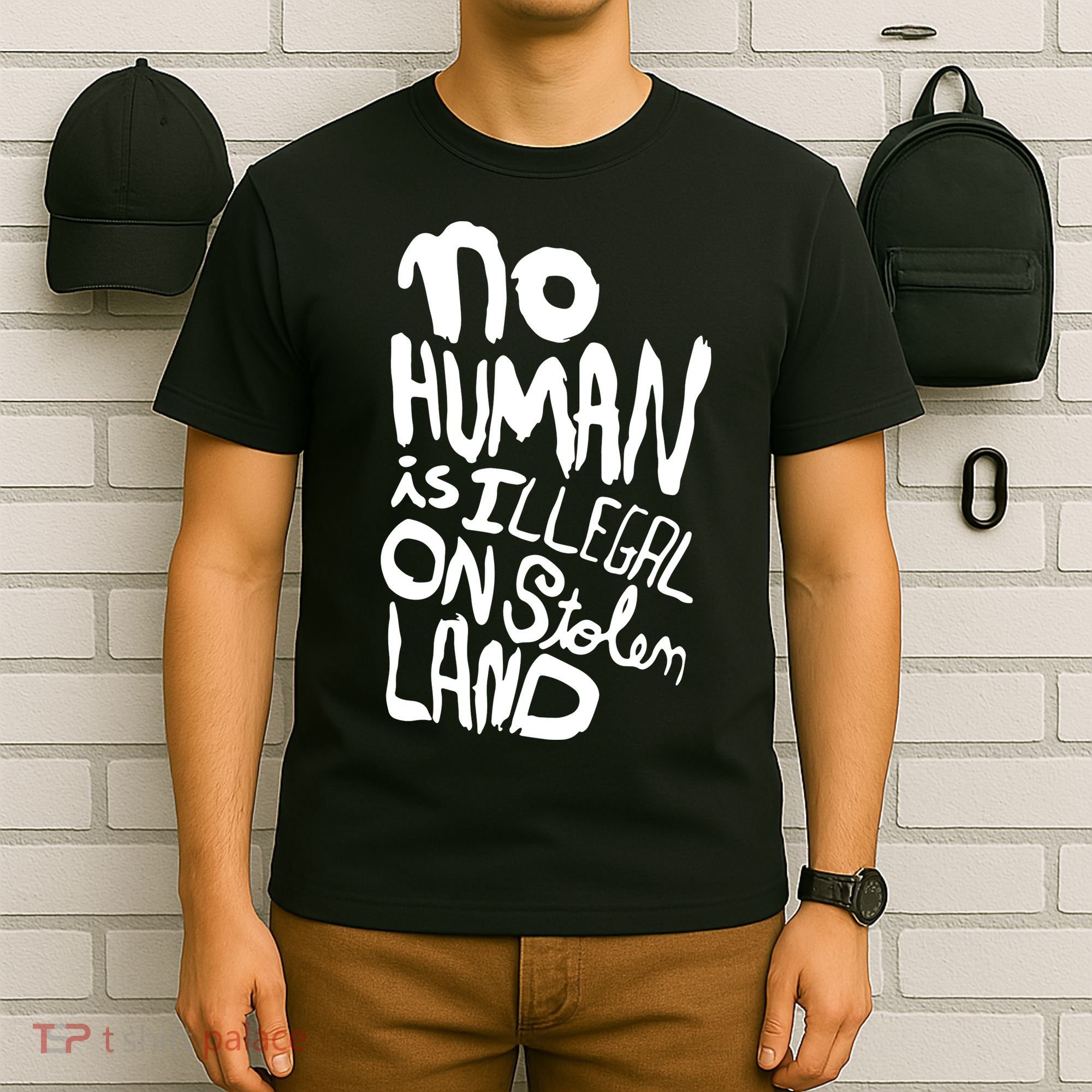 No Human Is Illegal On Stolen Land T-Shirt
