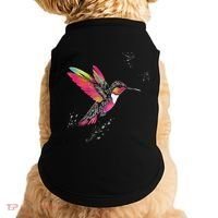 Neon Hummingbird In Flight Doggie Tank thumb 0