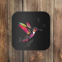 Neon Hummingbird In Flight Coaster thumb 0