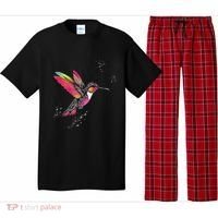 Neon Hummingbird In Flight Pajama Set thumb 0