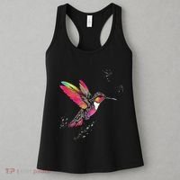 Neon Hummingbird In Flight Women's Tank Top thumb 3