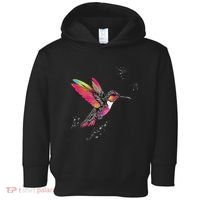 Neon Hummingbird In Flight Toddler Hoodie thumb 0