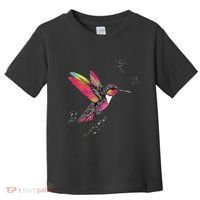Neon Hummingbird In Flight Toddler T-Shirt thumb 0