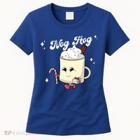 Nog Hog Kawaii Groovy Christmas Eggnog Made Me Retro Egg Nog Great Gift Women's T-Shirt thumb 0
