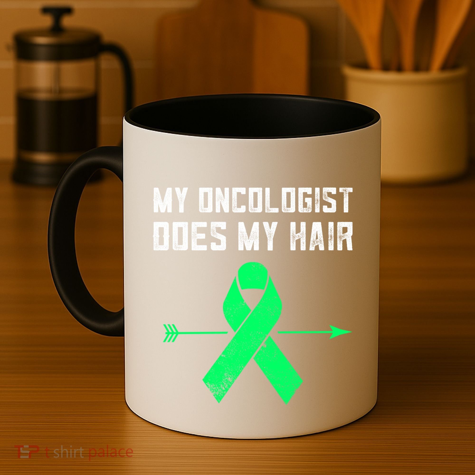 Non Hodgkins Lymphoma Support My Oncologist Does My Hair Funny Gift Coffee Mug