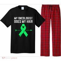 Non Hodgkins Lymphoma Support My Oncologist Does My Hair Funny Gift Pajama Set thumb 0