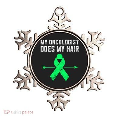 Non Hodgkins Lymphoma Support My Oncologist Does My Hair Funny Gift Ornament