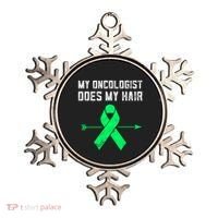 Non Hodgkins Lymphoma Support My Oncologist Does My Hair Funny Gift Ornament thumb 0