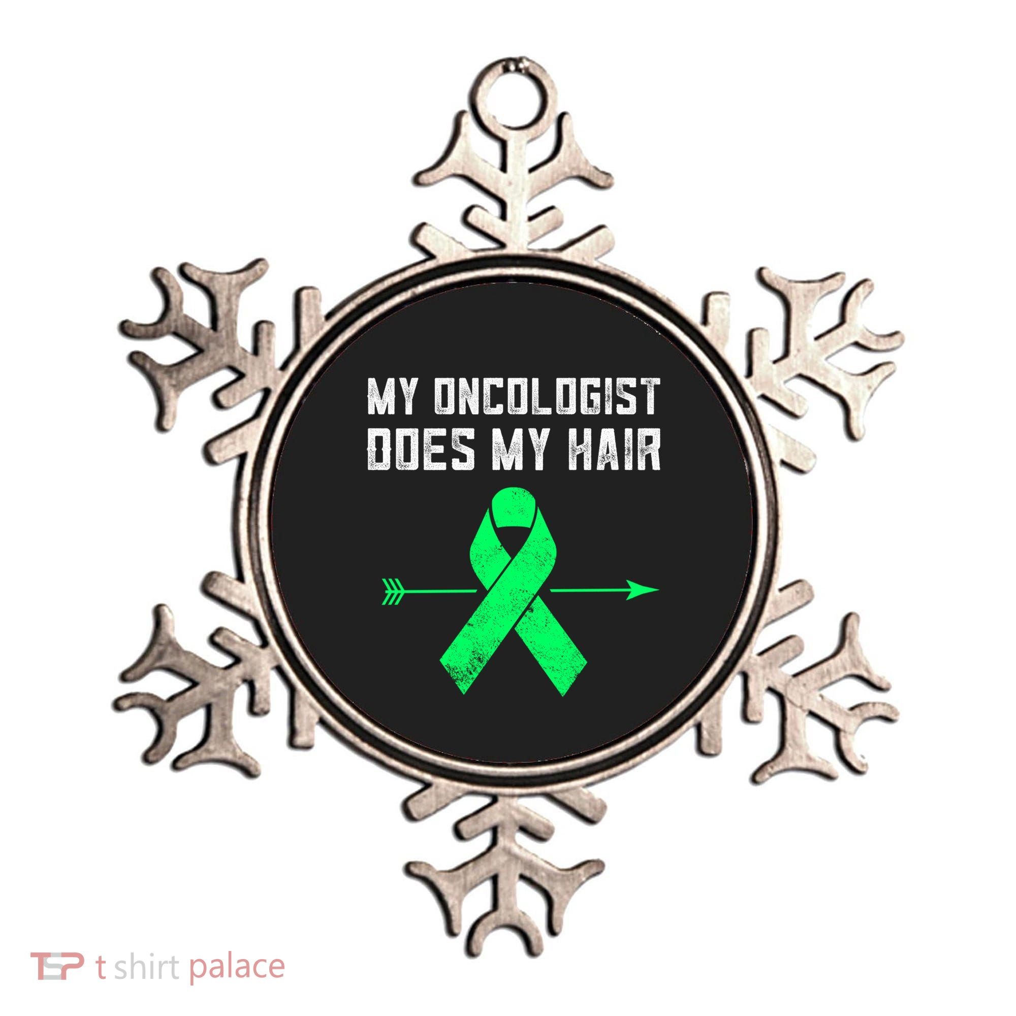 Non Hodgkins Lymphoma Support My Oncologist Does My Hair Funny Gift Ornament