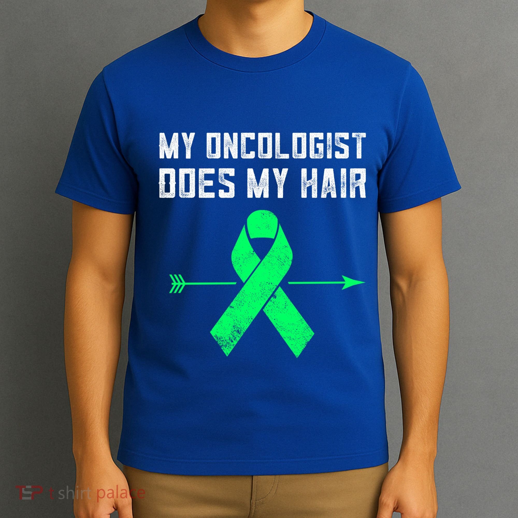 Non Hodgkins Lymphoma Support My Oncologist Does My Hair Funny Gift T-Shirt