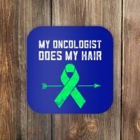 Non Hodgkins Lymphoma Support My Oncologist Does My Hair Funny Gift Coaster thumb 0