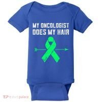 Non Hodgkins Lymphoma Support My Oncologist Does My Hair Funny Gift Baby Bodysuit thumb 0