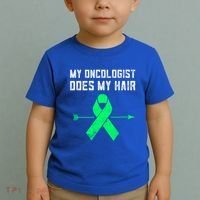 Non Hodgkins Lymphoma Support My Oncologist Does My Hair Funny Gift Toddler T-Shirt thumb 2