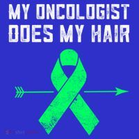Non Hodgkins Lymphoma Support My Oncologist Does My Hair Funny Gift Visor thumb 3