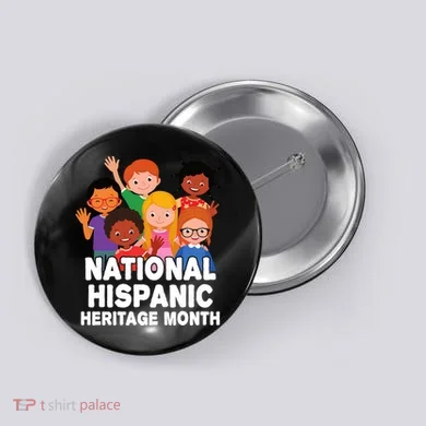 National Hispanic Month Celebration Button