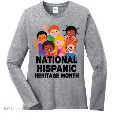 National Hispanic Month Celebration Women's Long Sleeve Shirt