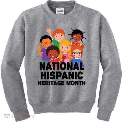 National Hispanic Month Celebration Kids Sweatshirt