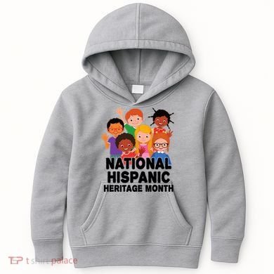 National Hispanic Month Celebration Kids Hoodie