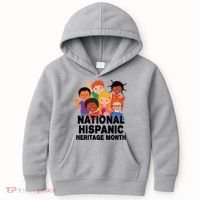 National Hispanic Month Celebration Kids Hoodie thumb 0