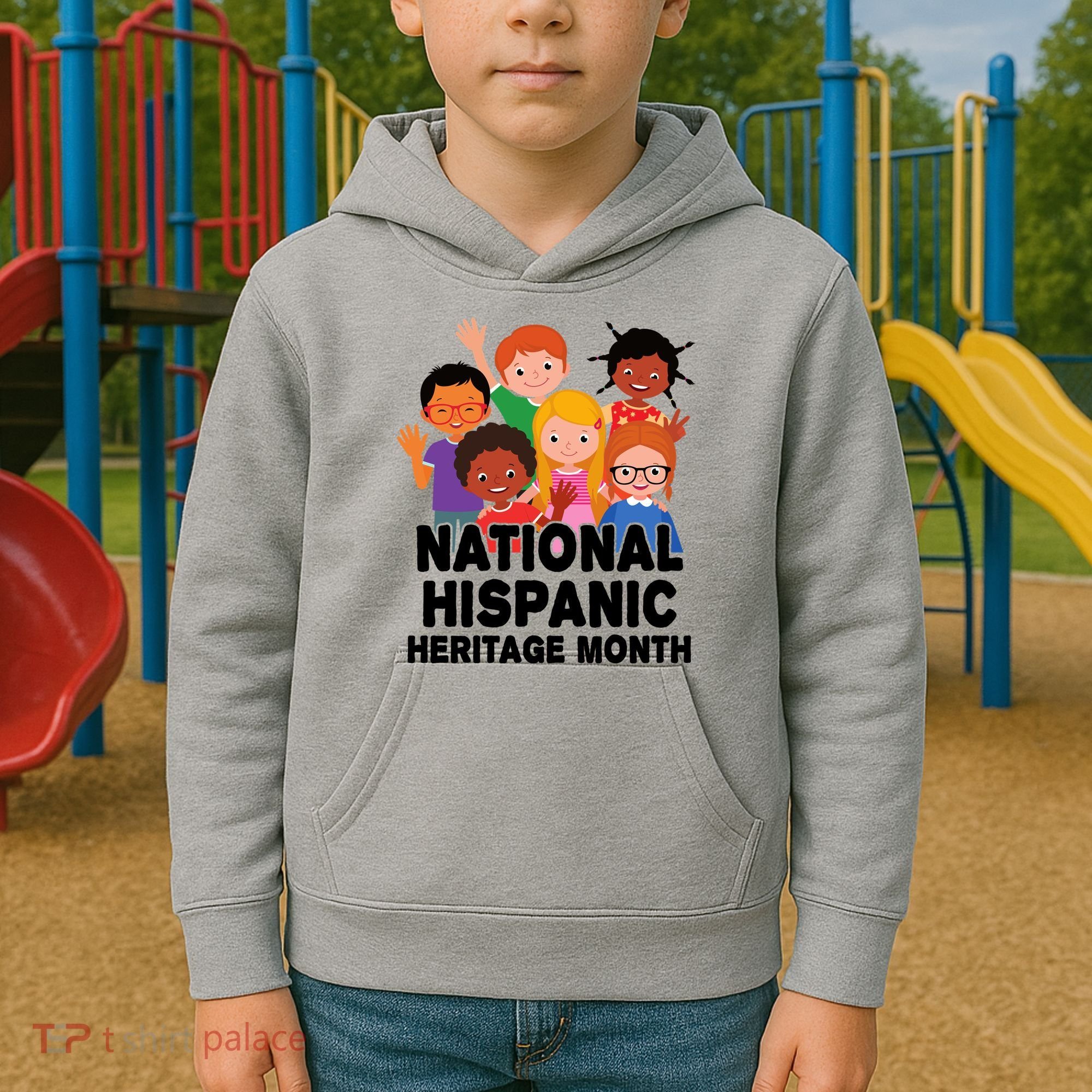 National Hispanic Month Celebration Kids Hoodie