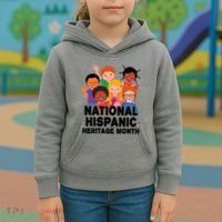 National Hispanic Month Celebration Kids Hoodie thumb 3