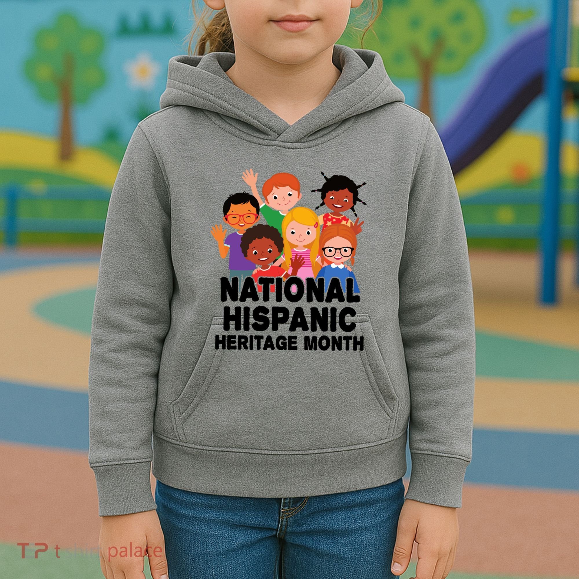 National Hispanic Month Celebration Kids Hoodie