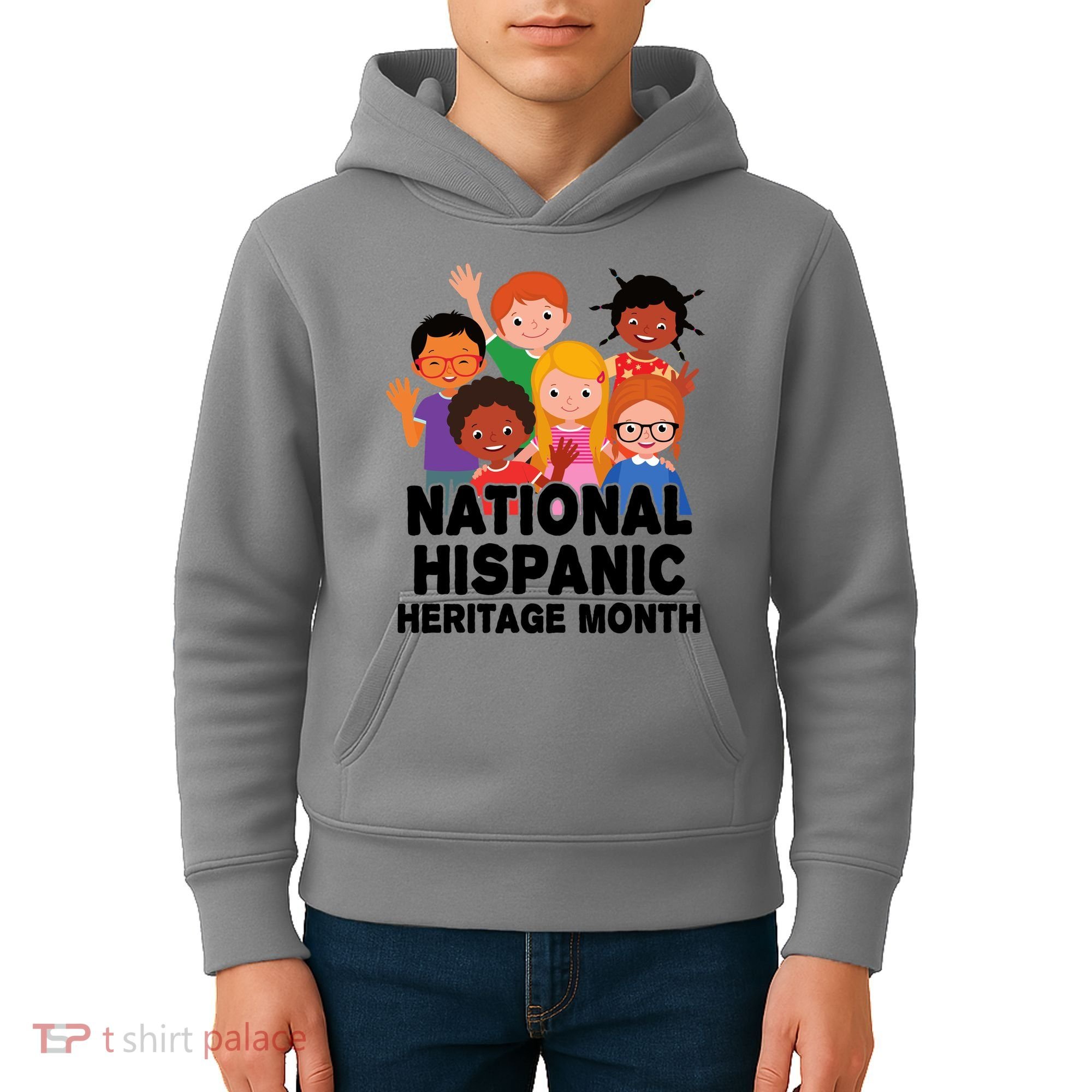 National Hispanic Month Celebration Kids Hoodie
