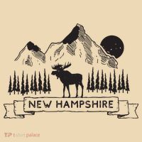 New Hampshire Mountain Moose Cool New Hampshire Gift Tote Bag thumb 4