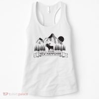 New Hampshire Mountain Moose Cool New Hampshire Gift Women's Tank Top thumb 0