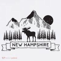 New Hampshire Mountain Moose Cool New Hampshire Gift Women's Tank Top thumb 5