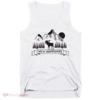 New Hampshire Mountain Moose Cool New Hampshire Gift Tank Top thumb 0
