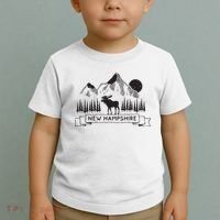 New Hampshire Mountain Moose Cool New Hampshire Gift Toddler T-Shirt thumb 2
