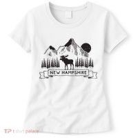 New Hampshire Mountain Moose Cool New Hampshire Gift Women's T-Shirt thumb 0
