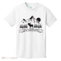New Hampshire Mountain Moose Cool New Hampshire Gift Kids T-Shirt thumb 0