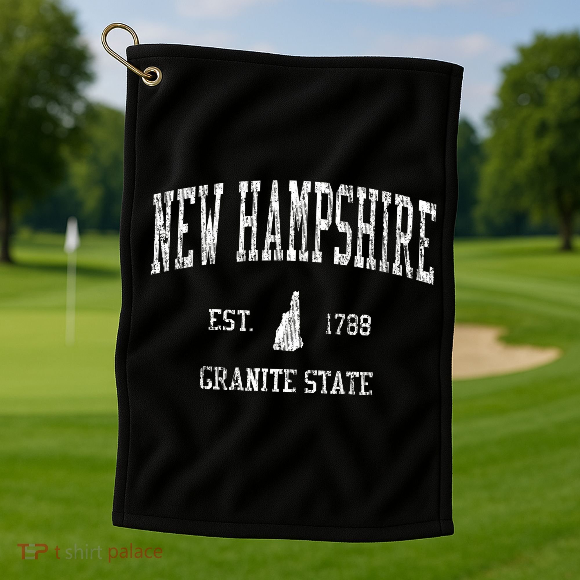 New Hampshire Golf Towel