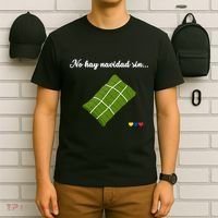 No hay navidad sin hallacas Venezolanas para mujer venezuela T-Shirt thumb 6