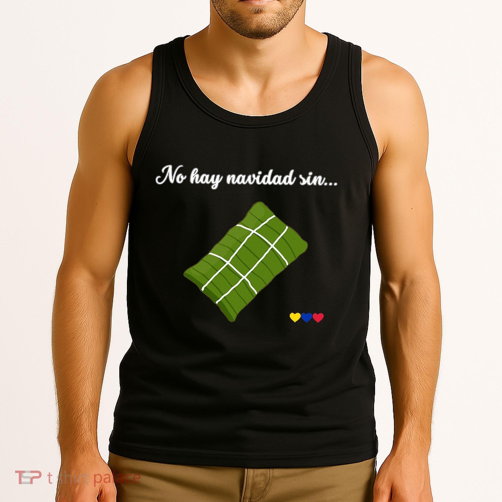 No hay navidad sin hallacas Venezolanas para mujer venezuela Tank Top