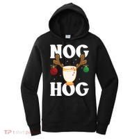 Nog Hog National Eggnog Day Egg Nog Christmas Holiday Great Gift Women's Hoodie thumb 0