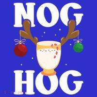 Nog Hog National Eggnog Day Egg Nog Christmas Holiday Great Gift Sweatshirt thumb 3