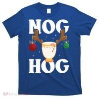 Nog Hog National Eggnog Day Egg Nog Christmas Holiday Great Gift T-Shirt thumb 0