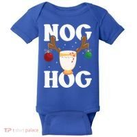 Nog Hog National Eggnog Day Egg Nog Christmas Holiday Great Gift Baby Bodysuit thumb 0