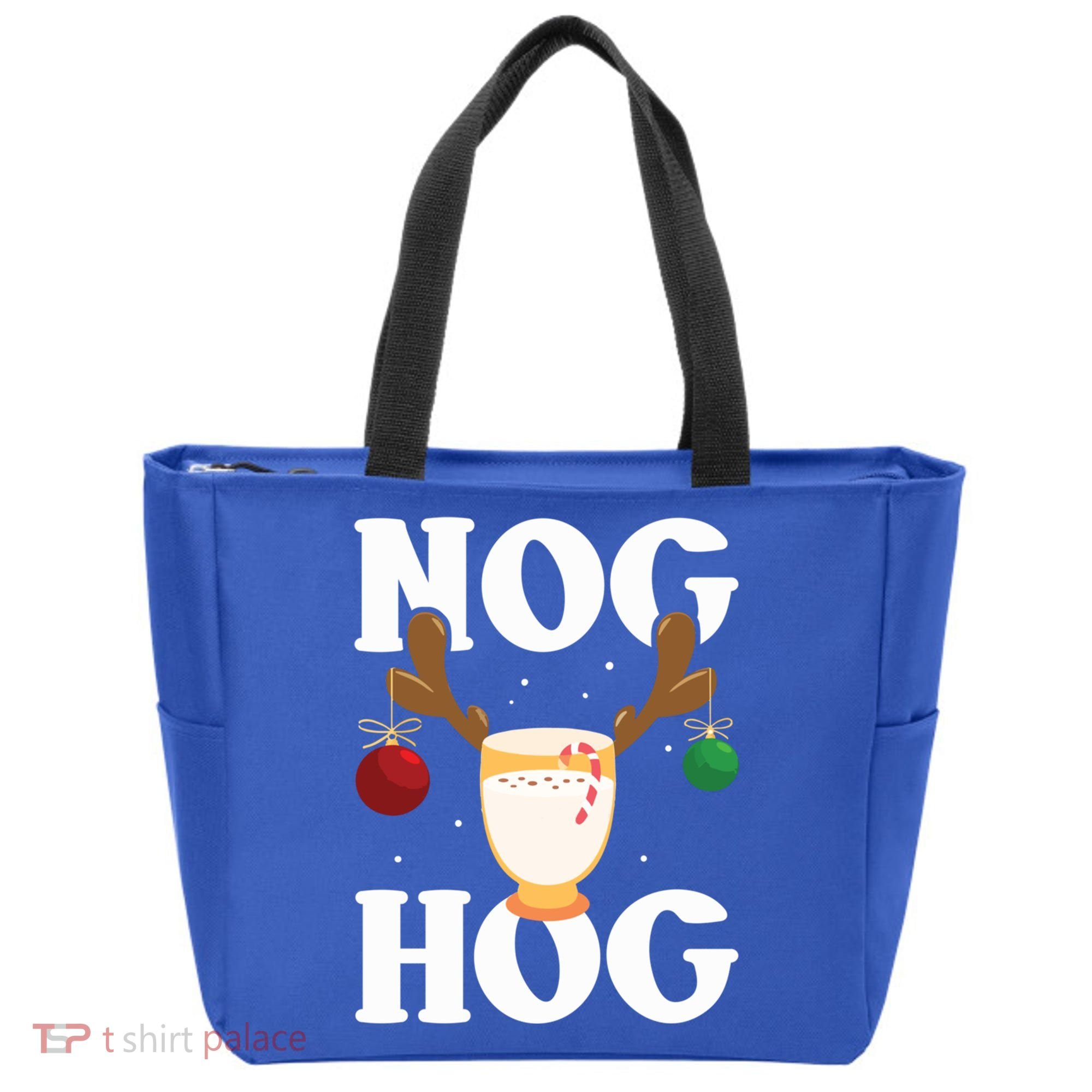 Nog Hog National Eggnog Day Egg Nog Christmas Holiday Great Gift Tote Bag