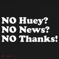 No Huey No News No Thanks Funny Women's Hoodie thumb 2