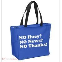No Huey No News No Thanks Funny Tote Bag thumb 2