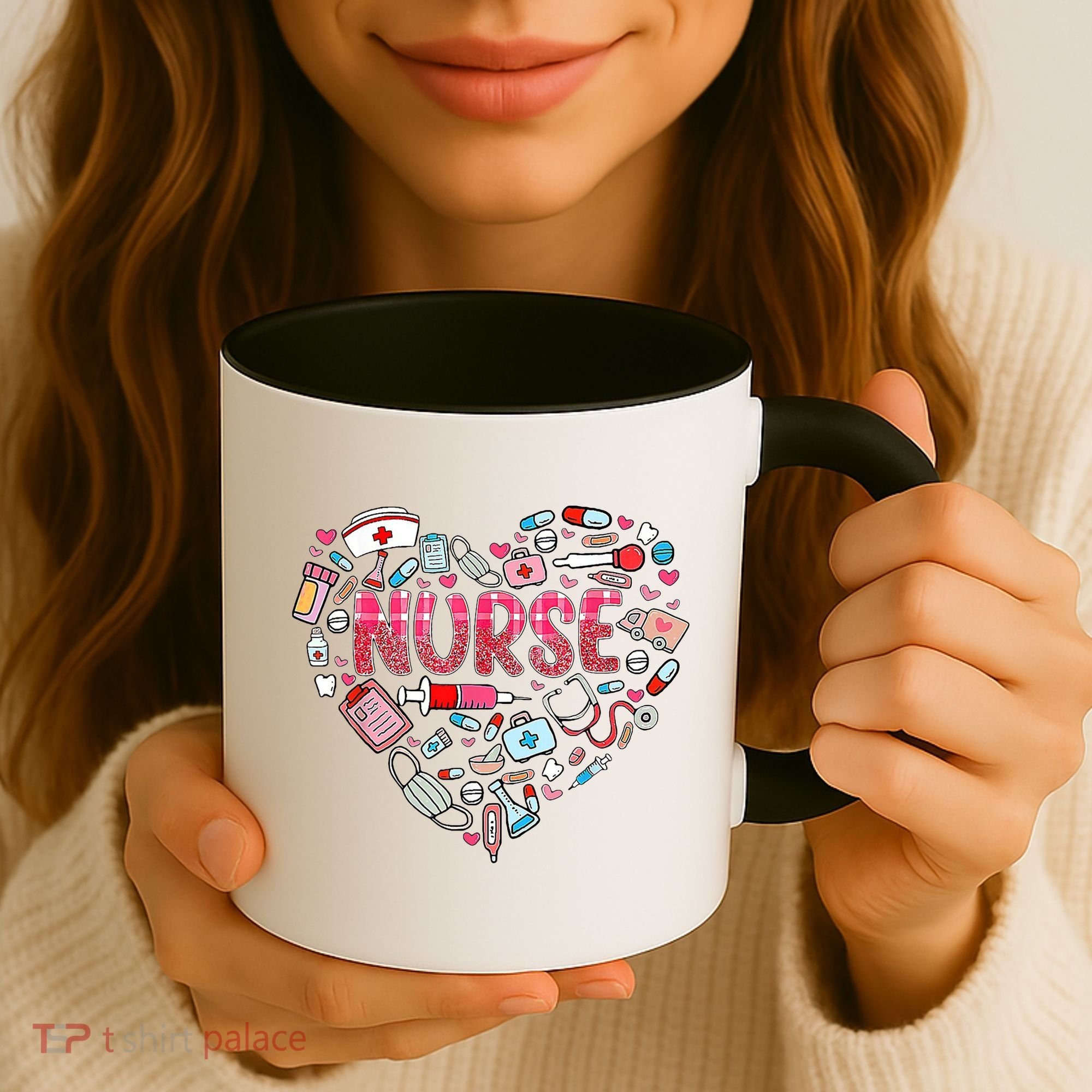 Nurse Heart Nursing Hospital Gift Coffee Mug