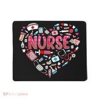 Nurse Heart Nursing Hospital Gift Mousepad thumb 0