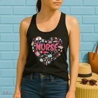 Nurse Heart Nursing Hospital Gift Women's Tank Top thumb 2
